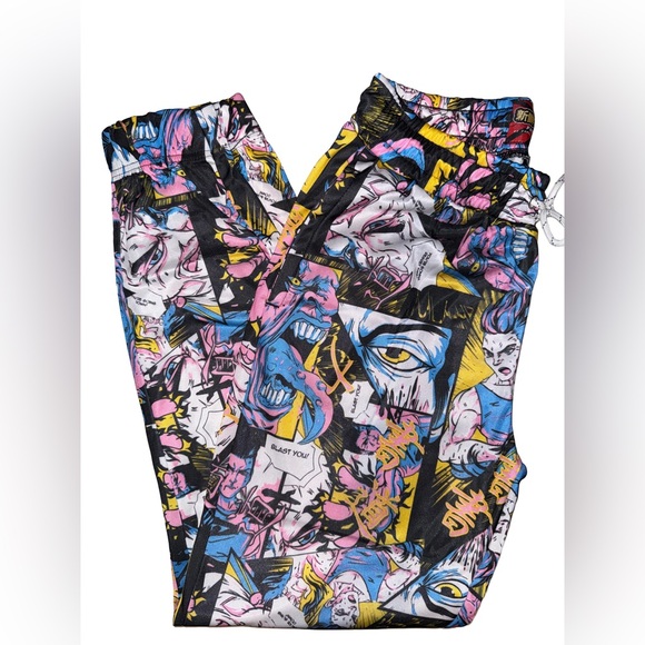 🇯🇵 NWT! Japanese Anime Unisex Microfleece Jogger Pants - Picture 2 of 10